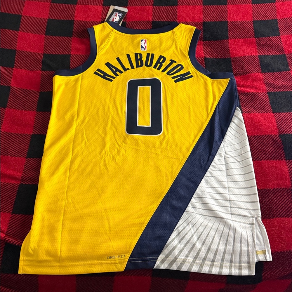 Indiana Pacers #0 Tyrese Haliburton NBA Nike Statement Edition Swingman Jersey